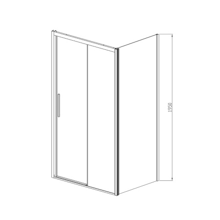 Душевой уголок Vincea Soft VSR-3SO9014CL, 1400*900, хром, стекло Прозрачный