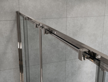Душевой уголок Vincea Garda VSR-1G28020CL, 2000*800, хром, стекло Прозрачный