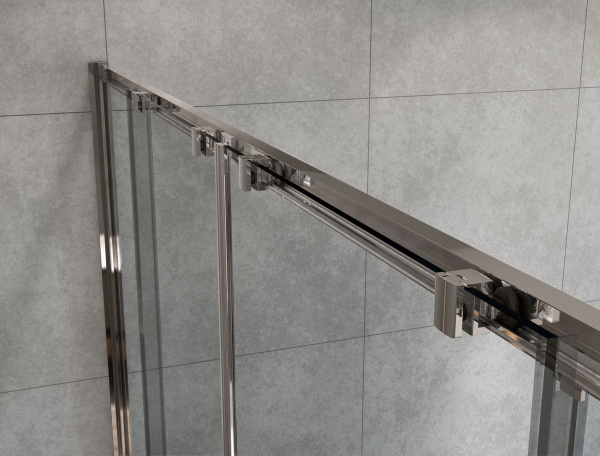 Душевой уголок Vincea Garda VSR-1G21020CL, 2000*1000, хром, стекло Прозрачный
