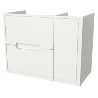 Тумба под раковину Taliente Olejo TA-MBO-90PR(L)-blanco 90 см подвесная