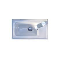 M85AWCC0452WG64 X-Joy, Раковина мебельная AM.PM, керамическая, 45 см, встроенная, цвет: белый, глянец