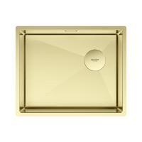 Мойка Paulmark NEXT-SKEW 54 UNI PM885444-LG 440х540х200 мм, нержавеющая сталь, светлое золото