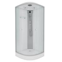 Душевая кабина Niagara Eco E90/13/MT (90х90х215) низкий поддон(13см),стекло матовое,3 места