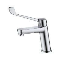 Смеситель для раковины с хирургической ручкой  Splenka S08.10, хром