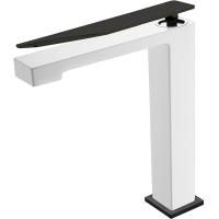 Смеситель для умывальника Boheme Q 142-WB-Q2 White Black