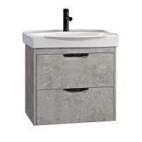 Тумба под умывальник Belux Нёман НП 75-02 Бетон светлый, пленка