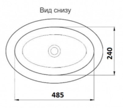 Раковина накладная CeramaLux 9397