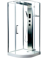 Душевая кабина Timo Premium ARMO  (90*90*220), стульчик прозрачный