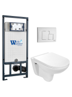 Комплект инсталляции с унитазом Weltwasser MARBERG 507 + BAARBACH 004 GL-WT + MAR 507 SE GL-WT