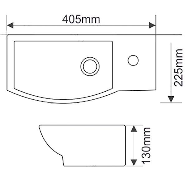 Раковина Melana MLN-7947AL