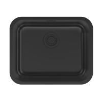 Мойка Paulmark VELLO 53 UNI VE53-MBN 533х433х200 мм, нержавеющая сталь, матовый черный NANO-PVD