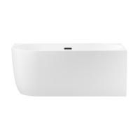 Акриловая ванна в наборе 4 в 1: пристенная ванна (правый разворот), каркас, экран, слив-перелив Wellsee Belle Spa 235702003