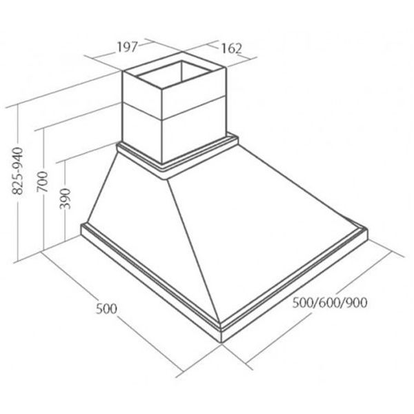 Вытяжка кухонная AKPO WK-4 Rustika Bari 60 см