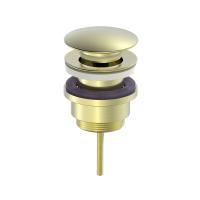 Донный клапан для раковины WONZON & WOGHAND, Брашированное золото (WW-88SS07-BG)