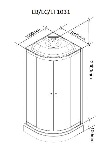 Душевая кабина PARLY EC1031