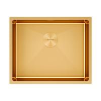 Мойка Paulmark NEXT 54 UNI PM215444-BG 440х540х200 мм, нержавеющая сталь, брашированное золото