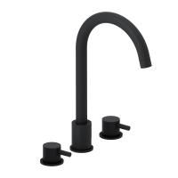 360200300 Scandinavian Pure Смеситель для умывальника Damixa, встраиваемый в столешницу, трёхсекционный, че