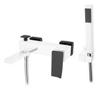 Смеситель для ванны Boheme Q 143-CRB.2 Хром Черный