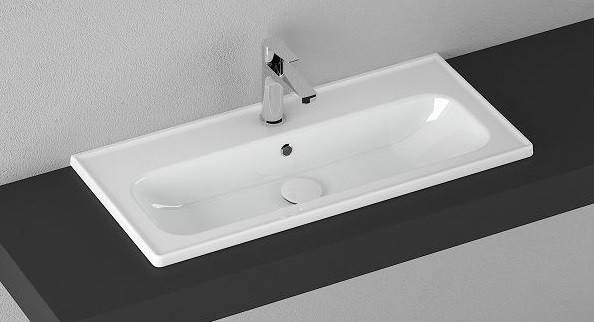 Раковина ISVEA Absolute подвесная 813*371*155 1 цвет белый ССП 10KF50081SV