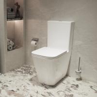 Унитаз-компакт Vincea Tornado Q-Line VT2-12T, цвет белый, ультратонкое сиденье soft-close, P-trap