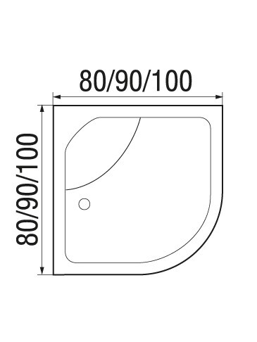 Душевая кабина River DESNA 90/44 MT 900х900х2100мм