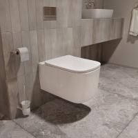 Унитаз подвесной Vincea Tornado Ultra VT1-32T, цвет белый, ультратонкое сиденье soft-close