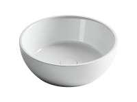 Умывальник чаша накладная круглая Ceramicanova Element 410*410*145мм, Белый, CN6021
