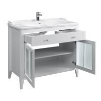 Тумба под умывальник Belux Дуглас напольная 100-01 Белый глянцевый