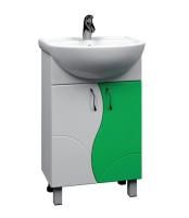 Тумба под раковину напольная VIGO Alessandro tn.ALE.UYU.55.2D зел, 55 см