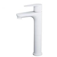 Смеситель для раковины высокий WONZON & WOGHAND, Белый матовый (WW-A40232-MW)