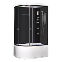 Душевая кабина Niagara Ultra NG-214-01RN (120х80х220) высокий поддон(48см),черный,стекло тонированное