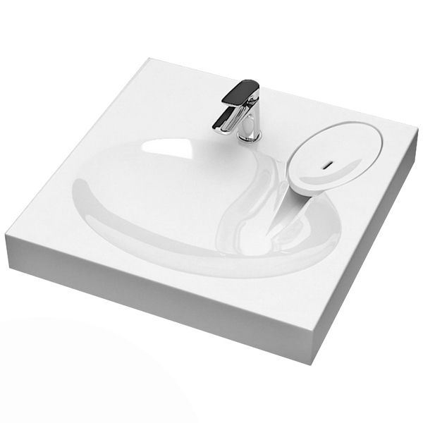 Раковина Elmar R-03D001-01 60x55 сигнально-белый