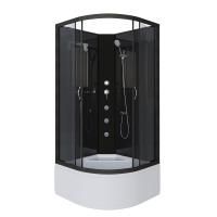 Душевая кабина Niagara Classic NG-6508-14BKG (90х90х200) высокий поддон(40см),черный,стекло тонированное