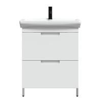 Тумба под умывальник Belux Мадейра напольная 65-02, Белый глянцевый
