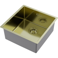 Кухонная мойка Omoikiri Tadzava 44-U/I Ultra-LG нерж. сталь/светлое золото 4993264