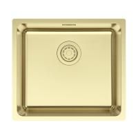 Мойка Paulmark YUNI 49 UNI YU49-LG 490х440х200 мм, нержавеющая сталь, светлое золото