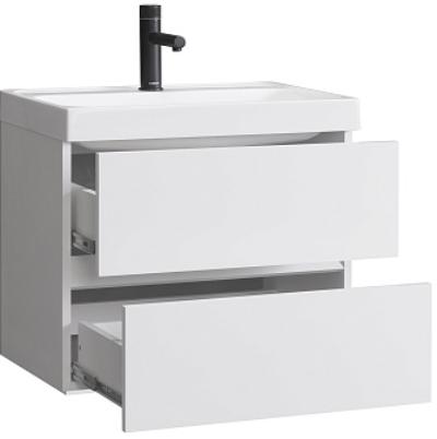 Тумба под умывальник Belux Париж-Лайт НП 60-02 Белый глянцевый