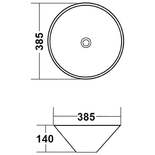 Раковина MELANA MLN-7020-B5(T4006H-B5) (персиковая)