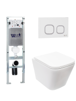 Комплект инсталляции с унитазом Weltwasser AMBERG 350 ST + GELBACH 043 MT-WT + AMBERG RD-WT