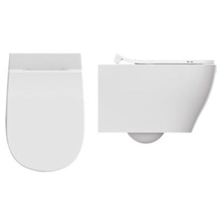 Унитаз подвесной безободковый ISVEA Soluzione II белый 10MY02001SV