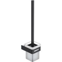 Ершик для унитаза Boheme Q 10954-CR-B Черный Хром