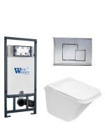 Унитаз с инсталляцией WeltWasser MARBERG 507 + ROTBACH 004 GL-WT + MAR 507 SE