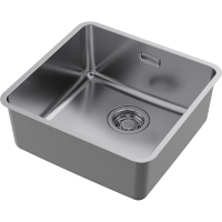 Кухонная мойка Omoikiri Omi 43-U/I Ultra-IN нерж. сталь/нержавеющая сталь 4997411