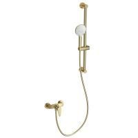 Смеситель для душа с гарнитуром WONZON & WOGHAND, Брашированное золото (WW-AE3103-BG)