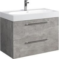 Тумба под умывальник Belux Стокгольм НП 80-02 Бетон Чикаго светло-серый
