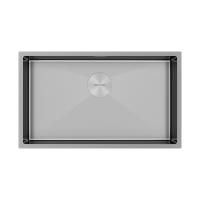 Мойка Paulmark NEXT 74 UNI PM217444-BS 440х740х200 мм, нержавеющая сталь, нержавеющая сталь