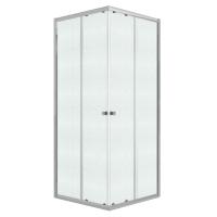 Душевое ограждение Niagara Eco NG-1010-14QMT (100х100х190) квадрат,раздвижное,хром,стекло матовое,1 место