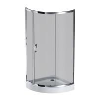 W83UG-315-090CG Like Solo Slide Душевое ограждение AM.PM 90x90x200, стекло тонированное, профиль хром