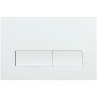 Кнопка смыва Veconi FLUSH V1, FLV1-W, 240х162х9, пластик, белый глянец