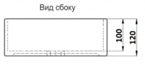 Раковина накладная CeramaLux 78308